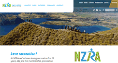 Desktop Screenshot of nzrecreation.org.nz