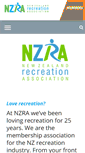 Mobile Screenshot of nzrecreation.org.nz